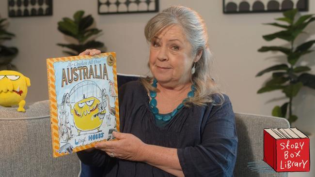 Noni Hazelhurst reads Leigh Hobbs’ <i>Mr Chicken Around Australia</i>.