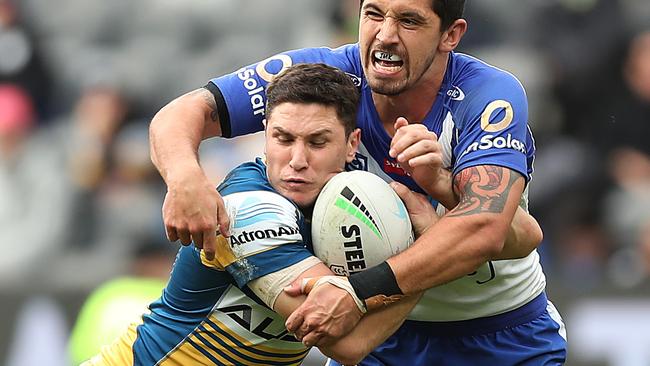 Mitchell Moses for the Eels (Photo by Mark Metcalfe/Getty Images)