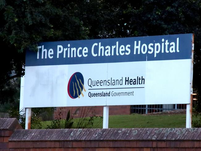 The Prince Charles Hospital where an infected receptionist worked and was not vaccinated.