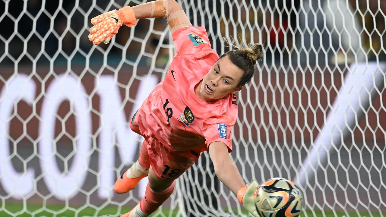 Mackenzie Arnold was a star at last year Women’s World Cup. Picture: Matt Roberts - FIFA/FIFA via Getty Images