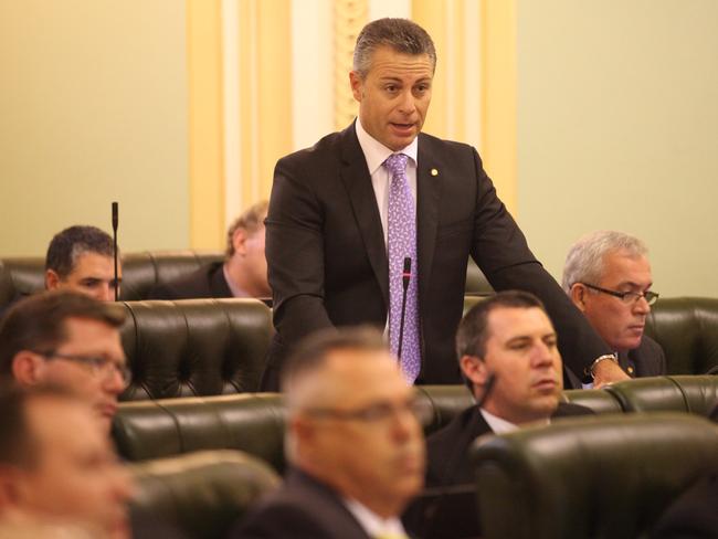 Carl Judge, Queensland parliament question time, Brisbane. Photographer: Liam Kidston.