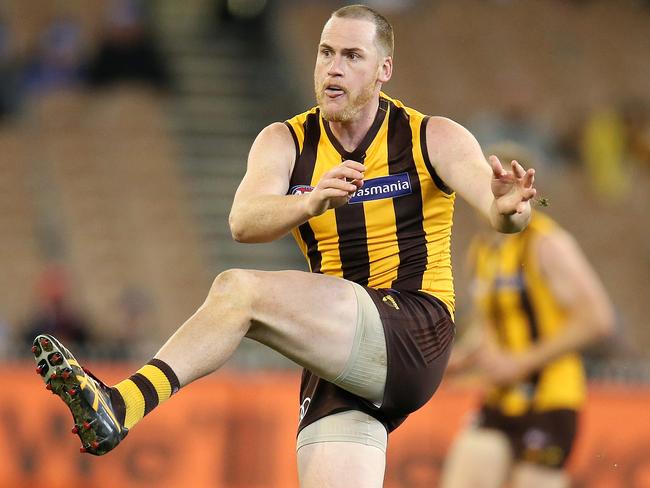 Roughead believes if he’d kicked straighter no one would be talking about his form. Picture: Michael Klein