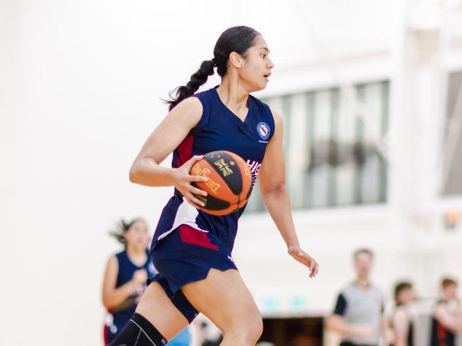 Prasayus Notoa at the Basketball Australia Schools Championships. Picture: Taylor Earnshaw