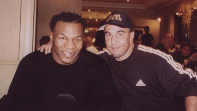 Mike Tyson and Jeff Fenech, seen here in 2000, have been friends for years.