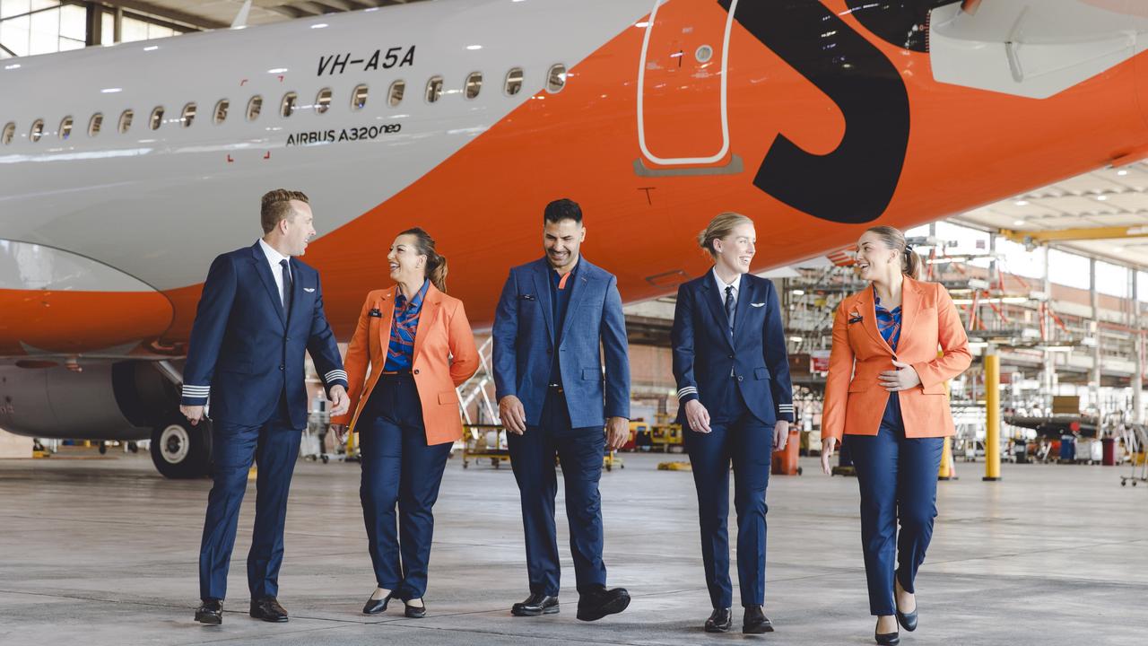 News.com.au understands that Jetstar cabin crew based in NZ earn on average around $NZ73,000 – about $A66,000 annually. Picture: Hilary Walker