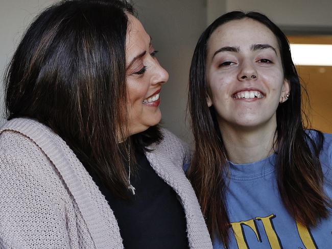 WEEKEND  TELEGRAPHS - 7/6/23MUST NOT PUBLISH BEFORE CLEARING WITH PIC EDITOR  -AustraliaÃs first teen and young adult hospice centre opens in Manly. Ange Lati pictured with her mum  Niki Markou. Picture: Sam Ruttyn