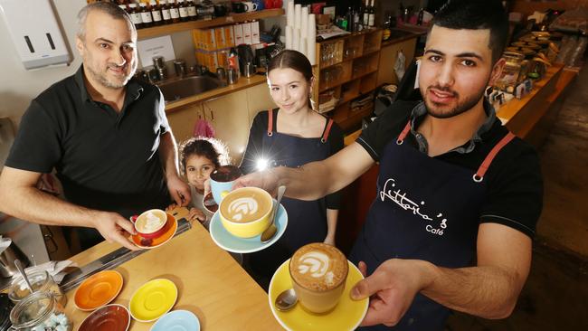 Number 6: Michael Raydan, daughter Yana, Kirsten Costa and Ami Halabi from Littorio’s, Croydon. Picture: Norm Oorloff