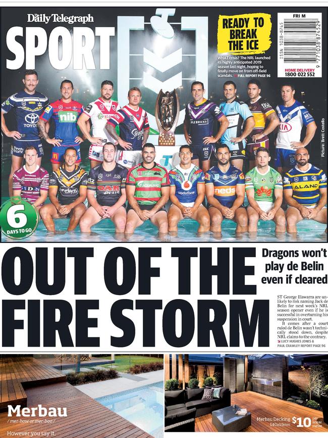 Only three players remain active players from the NRL’s 2019 season launch.