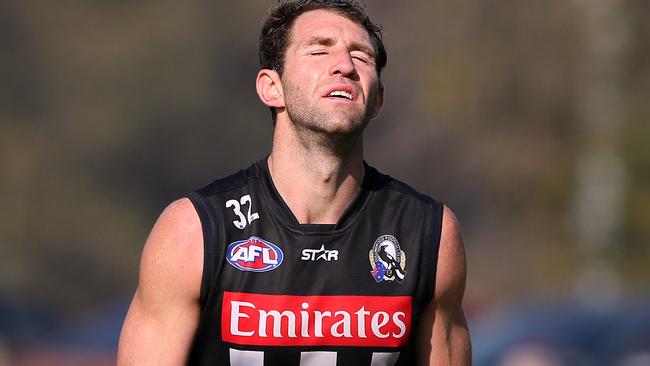 Travis Cloke has been horribly out of form this year. Picture: Wayne Ludbey