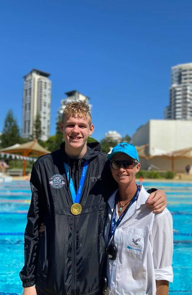 Rocco Zikarsky with his mum, Kylie Zikarsky.