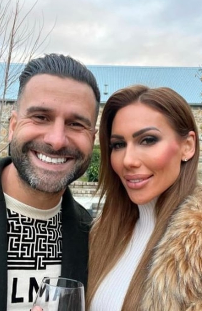 Illawarra property developer Charbel Douna and Sara Douna at a weekend away posted to social media. Picture: Instagram