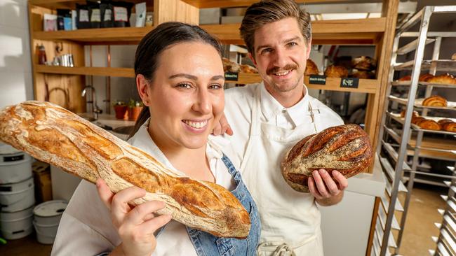 Blanc Bakery was created by husband and wife bakers James McMurray and Rachel Goldstein. Picture: Tim Carrafa.