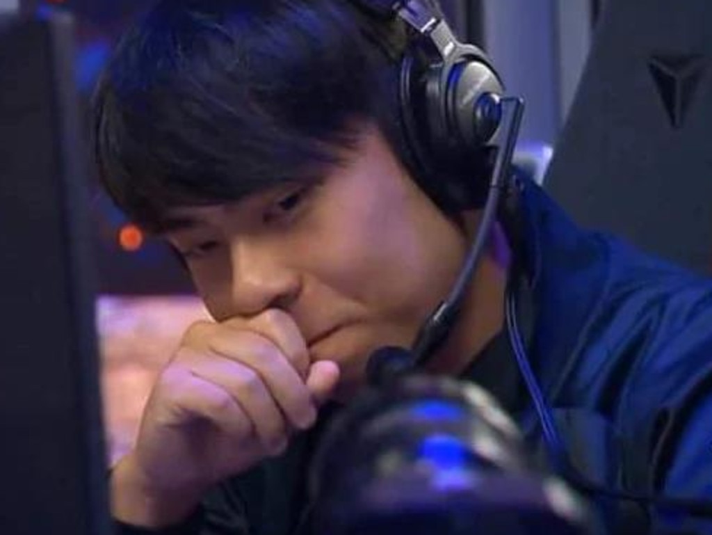 Anathan Pham during Dota 2’s The International. Picture: Twitter