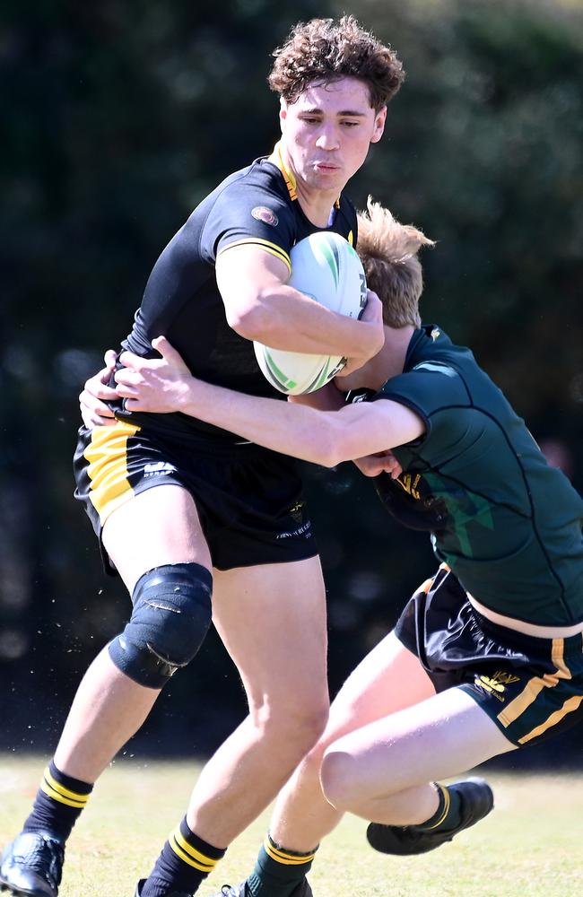 St Laurence’s v Villanova AIC First XIII rugby league Saturday August 3, 2024. Picture, John Gass