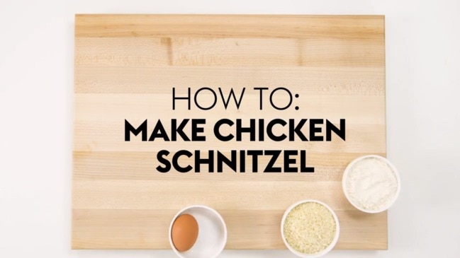 How to make chicken schnitzel