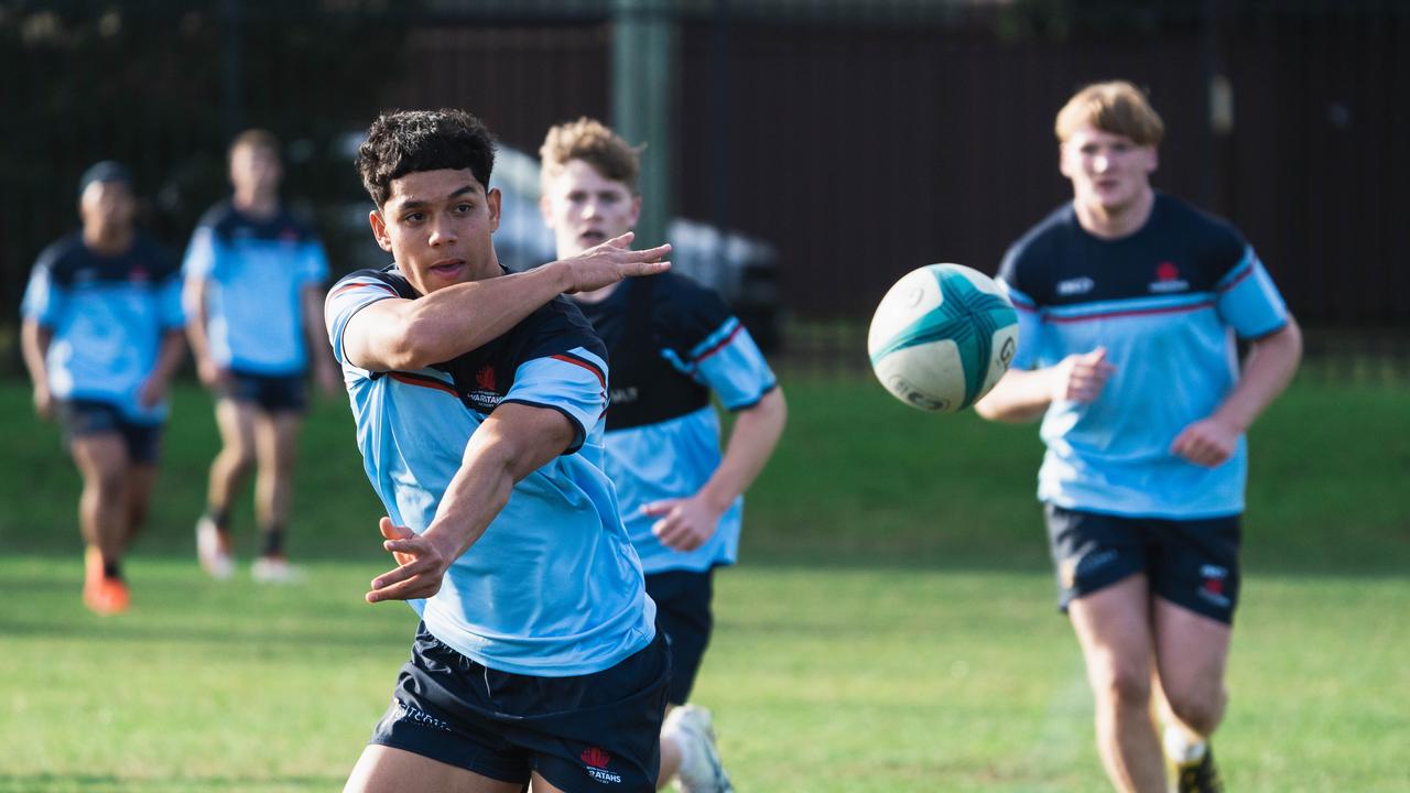 Savelio Tamale at Gen Blues training this week. Pic: Supplied/NSW Waratahs