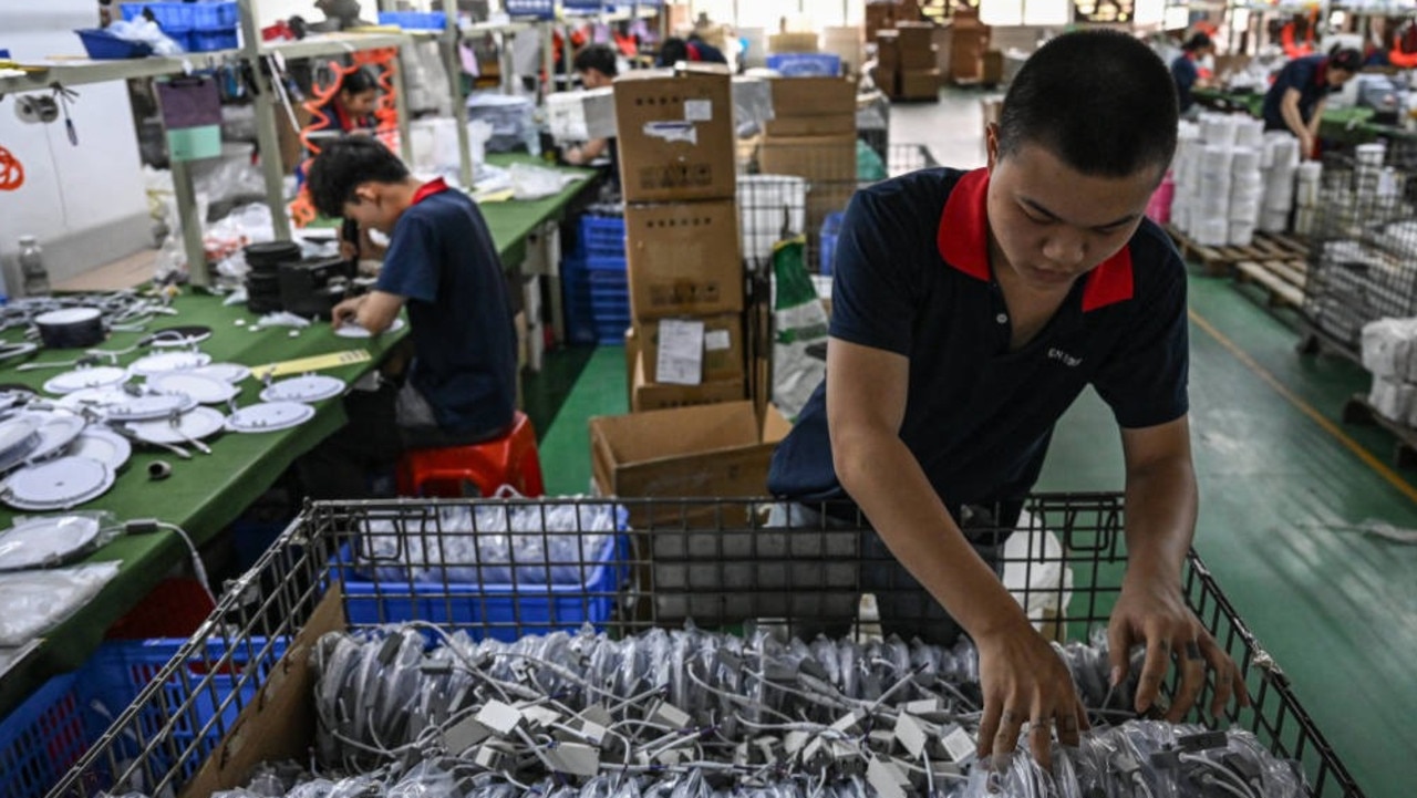 China’s export orders plunge in first major signs of tariffs damage