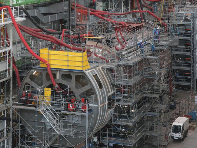 DCNS Barracuda being constructed in Cherbourg