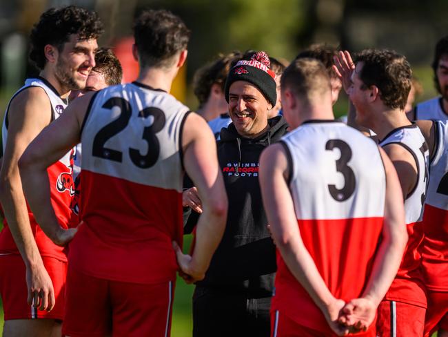 Swinburne University is looking to build on seven wins in 2024. Image: Dennis Timm/VAFA Media.