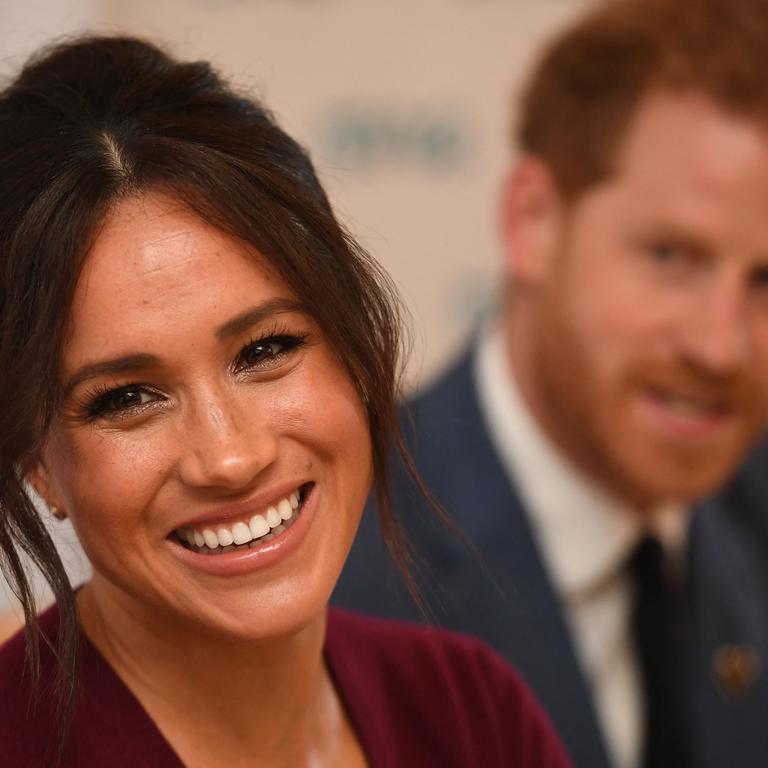 Meghan used calligraphy to help earn a living while auditioning for acting roles. Pictures: Jeremy Selwyn/AFP