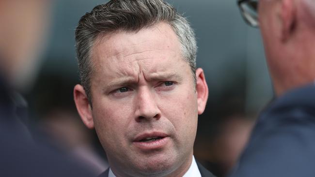 SYDNEY, AUSTRALIA - DECEMBER 07: Trainer Adrian Bott looks on after Tim Clark riding Shangri La Spring wins Race 5 Canadian Club during Sydney Racing at Rosehill Gardens on December 07, 2024 in Sydney, Australia. (Photo by Jeremy Ng/Getty Images)