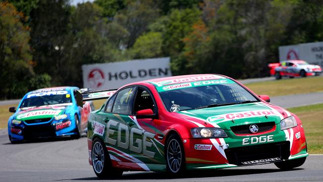 The V8 Supercar WAGS weren’t out of their depth on track, with their showings putting pressure on their men to perform at this weekend’s GC600. Picture: David Clark