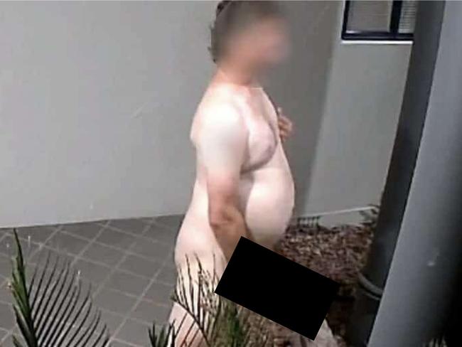 A man was caught allegedly acting indecently on another person's front porch in Nambour. Photo: social media