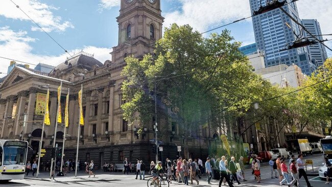 A wind farm part-owned by Melbourne council has started supplying town halls, universities and street lights across Melbourne. 