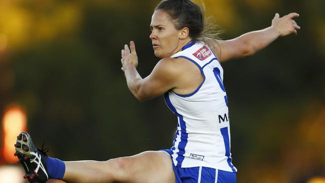 Emma Kearney has been critical of the timing for the AFLW season. Picture: AFL Photos via Getty Images