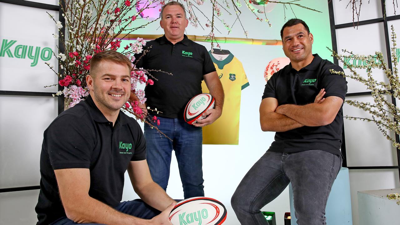 Former Wallabies Drew Mitchell, Owen Finegan and George Smith getting on board.