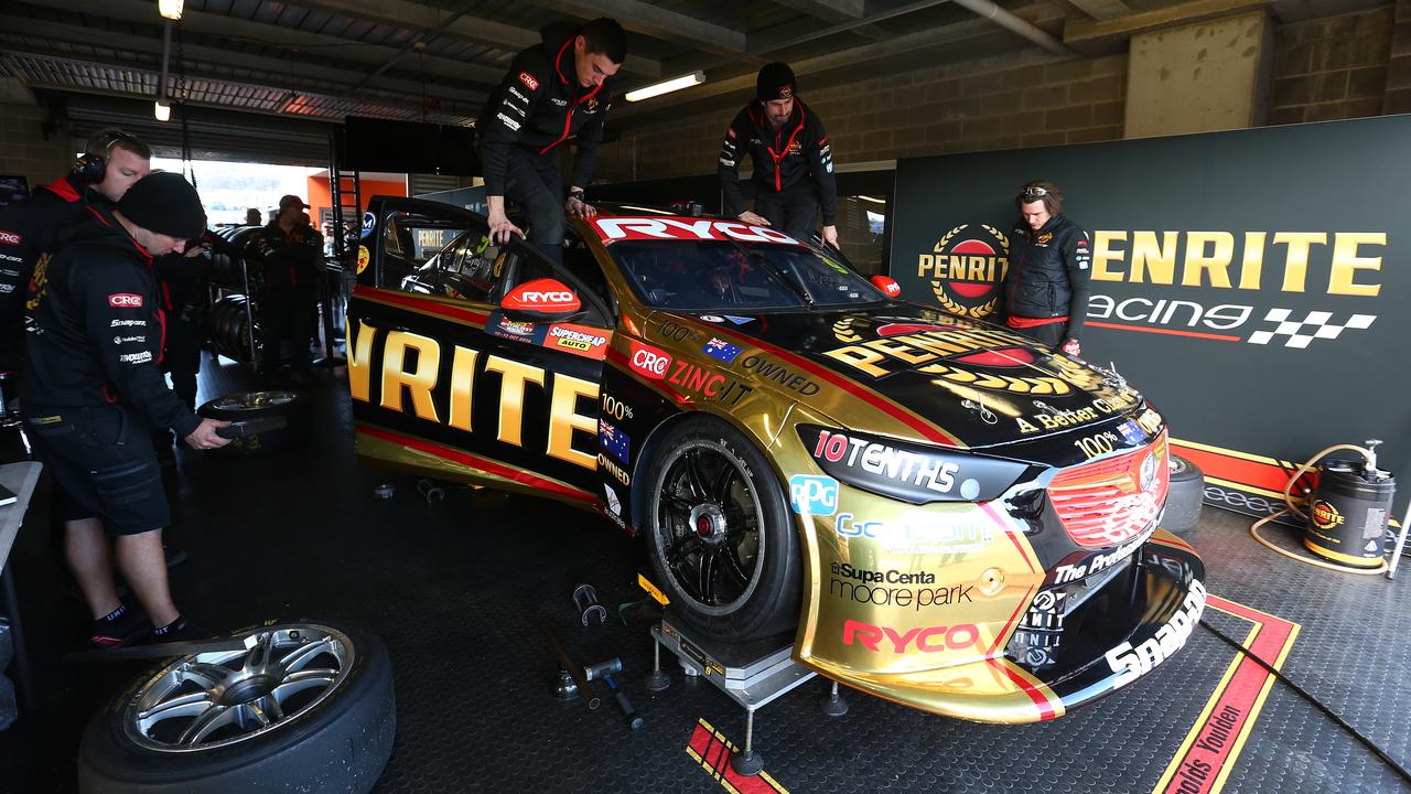 The #9 is prepared for Friday morning practice. Picture: Robert Cianflone