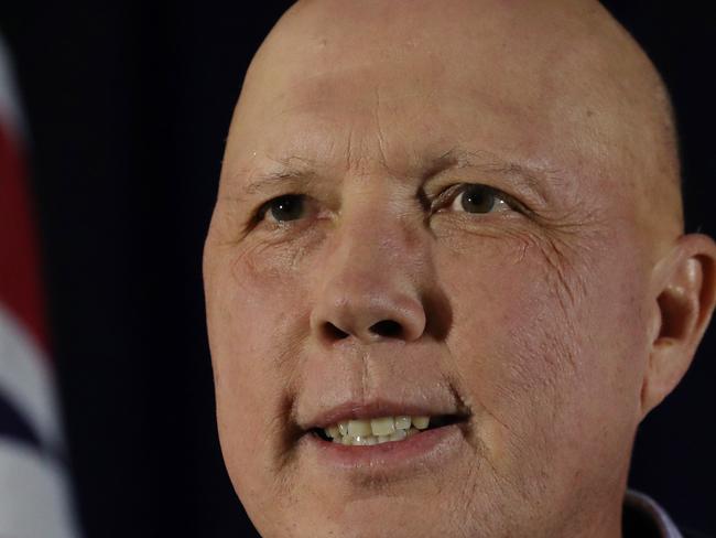 Federal Election 2022 seat of Dickson. Defence Minister and Federal Liberal member for Dickson, Peter Dutton arrives at his party in Brendale.  Picture: Zak Simmonds