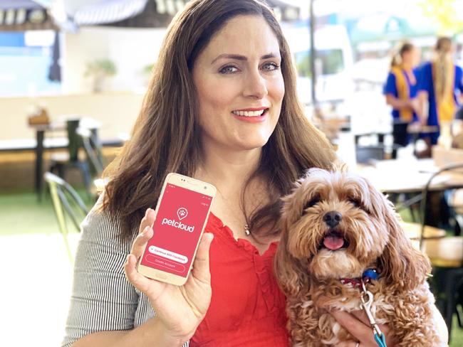 PetCloud CEO Deb Morrison with her five-year-old toy cavoodle Millie