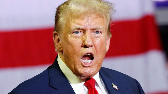 PHILADELPHIA, PENNSYLVANIA - JUNE 22: Republican presidential candidate, former U.S. President Donald Trump speaks at a campaign rally at the Liacouras Center on June 22, 2024 in Philadelphia, Pennsylvania. Earlier today Trump delivered remarks at the Faith and Freedom Road to Majority conference in Washington DC.   Anna Moneymaker/Getty Images/AFP (Photo by Anna Moneymaker / GETTY IMAGES NORTH AMERICA / Getty Images via AFP)