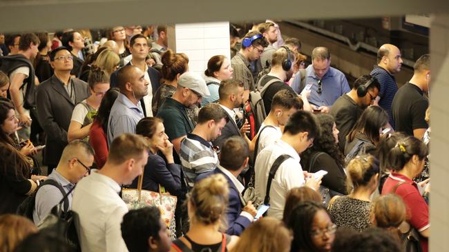 Sydney is set for rail chaos from tomorrow. Picture: Christian Gilles