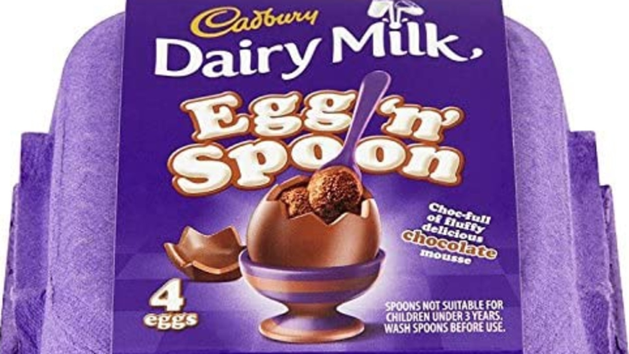 The Cadbury Easter egg, strictly speaking four mousse-filled eggs, that Australians shunned.