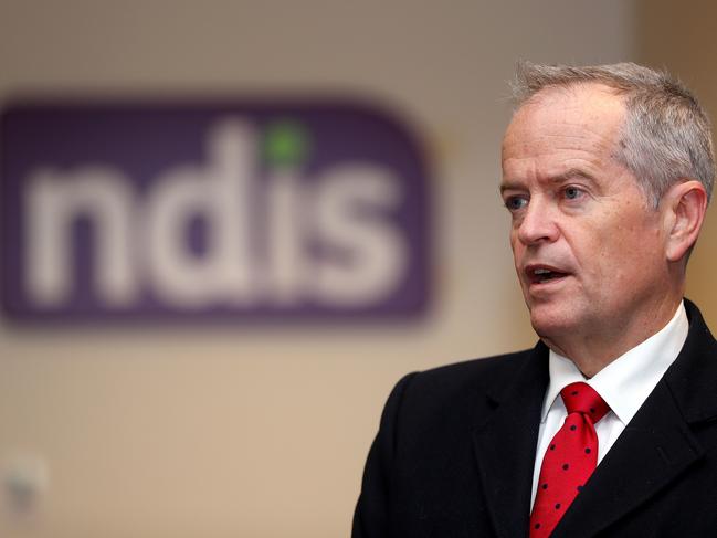 New NDIS Minister Bill Shorten at NDIA HQ in Geelong. Picture: Alison Wynd