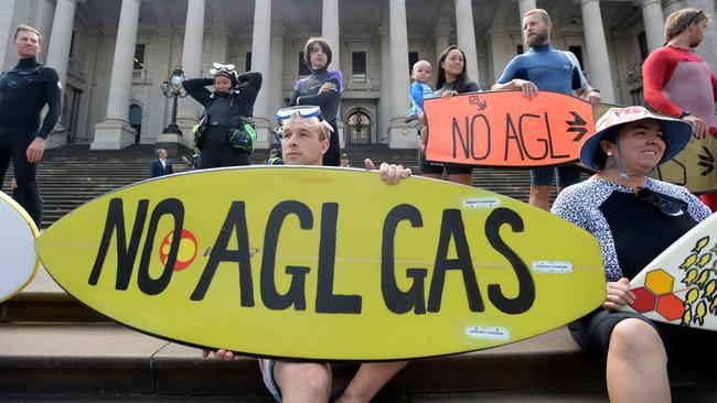 Climate change activists aren’t convinced by AGL’s radical plan. Ivan Tchourilov, chief executive of brokerage OMG, says AGL’s transition to renewable power ‘will be long and expensive’. AGL is the nation’s largest carbon emitter. Picture: Andrew Henshaw / NCA NewsWire