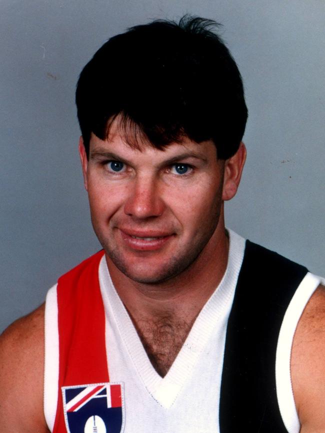 St Kilda captain, 1993.