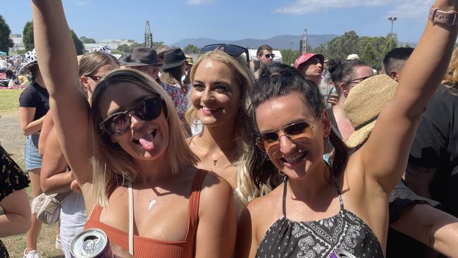 Berwick mates Amy Jacobs, Kayla Macfarlane and Lucy Vogels had a sweet day at Hello Sunshine Festival in Scoresby.