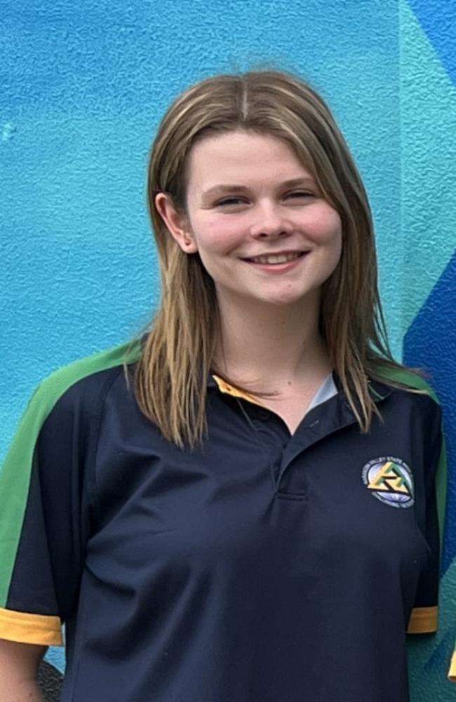 Narangba Valley State High School top Year 12 student Emily Morritt. Picture: supplied