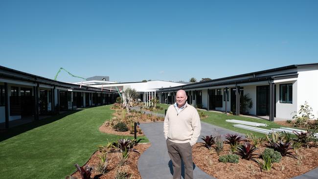 Sneak peek at Palm Lake Care Toowoomba, Toowoomba's newest aged care facility. Opening November 2, 2020. Palm Lake Care Toowoomba service manager Tony McKenzie.