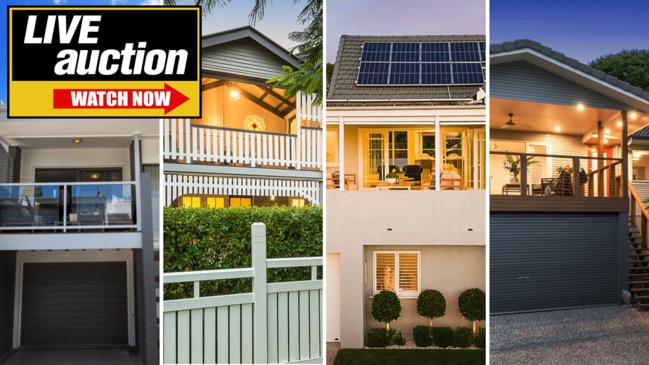 Watch live: Brisbane house auctions