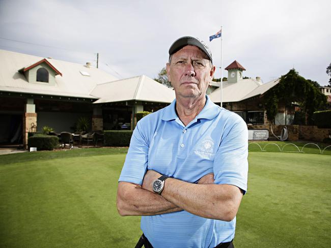 Warringah golf president Scott Campbell could now be negotiating with the council. Picture: Adam Yip