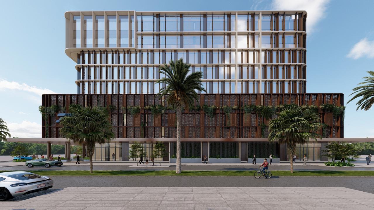 Render of the upcoming Maroochy Private Hospital. Picture: Barwon Investment Partners
