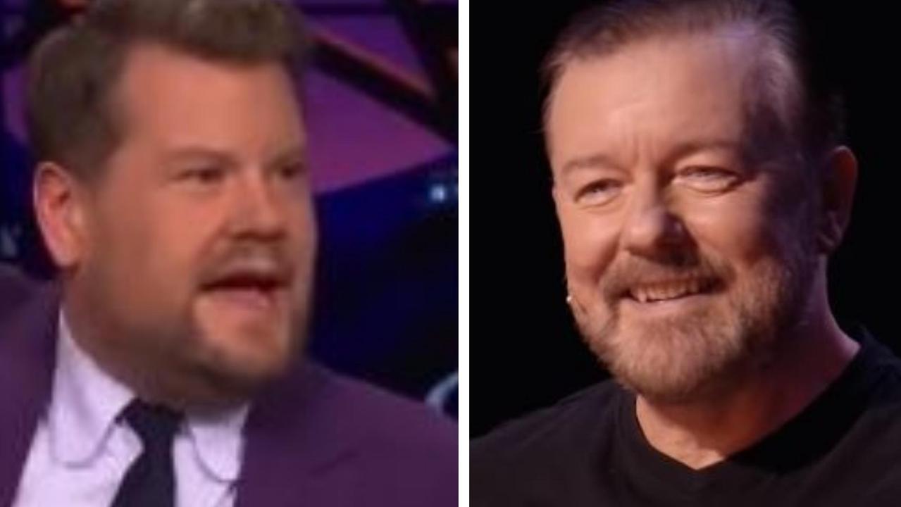 James Corden called out by Ricky Gervais for joke theft | news.com.au ...