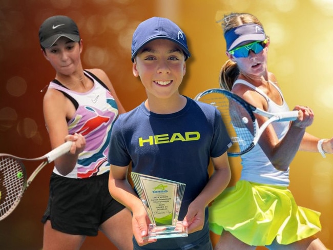Thumbnail images for the players you need to watch at the Australian Junior Tennis Championships.