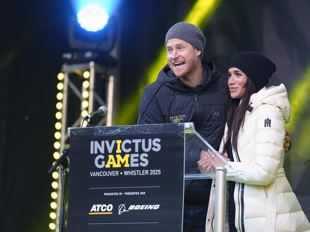 Prince Harry and Meghan Markle at the Invictus Games in Vancouver. Picture: Getty Images