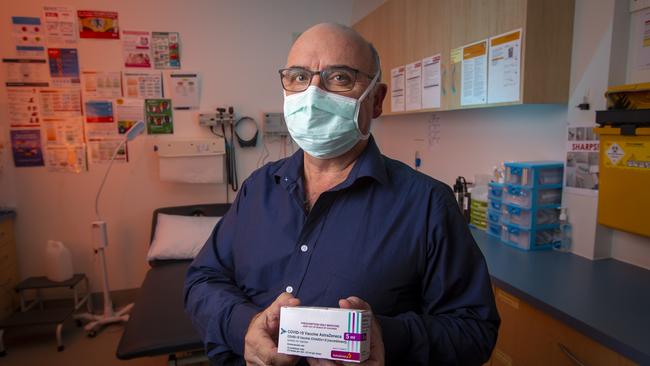 GP Joe Garra wants to band together with other local doctors to administer the AstraZeneca coronavirus vaccine to the community quickly. Picture: Wayne Taylor