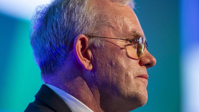 Outgoing energy CEO Mark Hutchinson was recruited out of retirement for the Fortescue green energy experiment. Picture: Ross Swanborough.